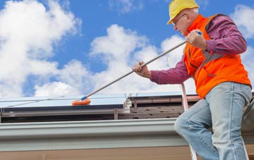 White Oak soft wash roof cleaning